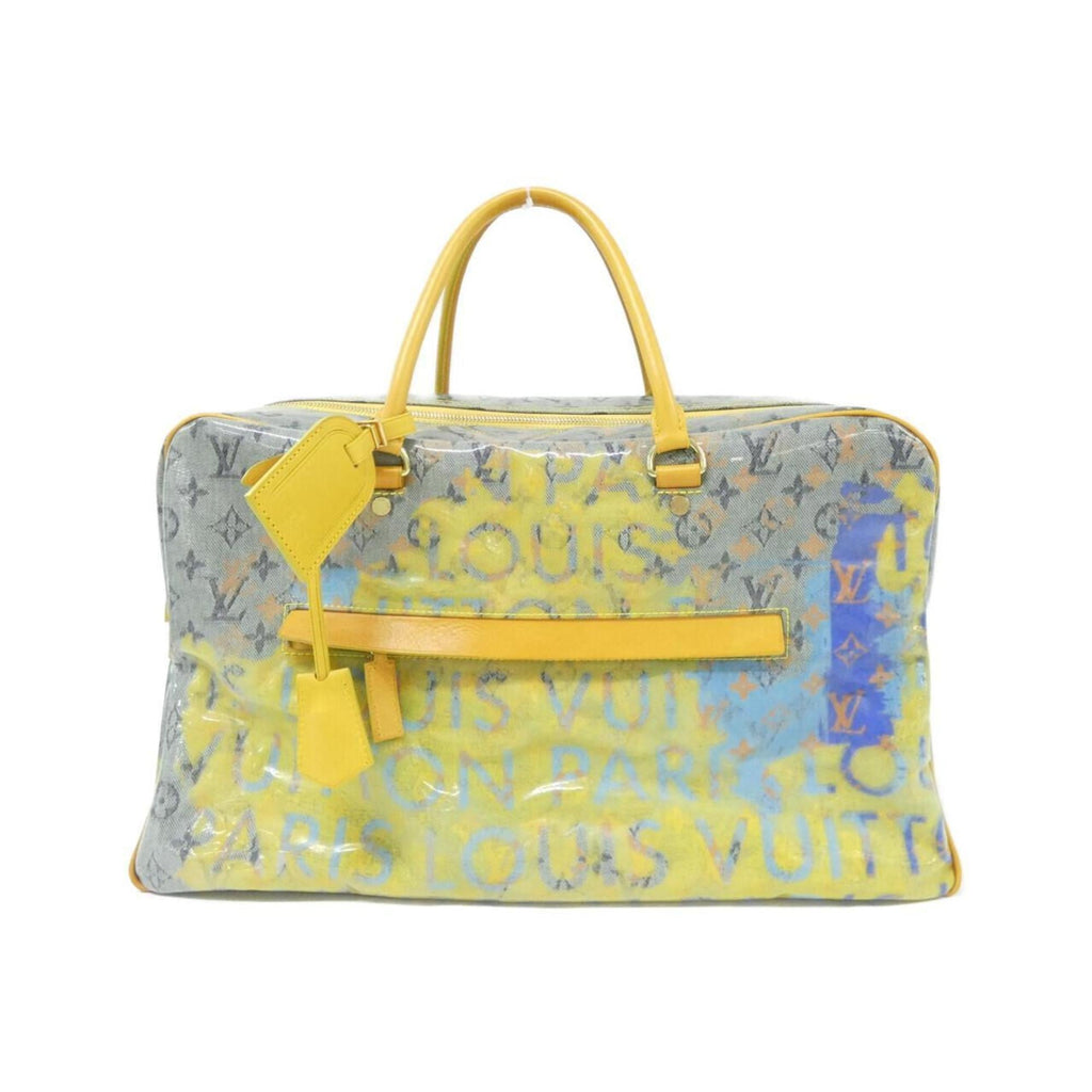 Louis Vuitton Monogram Pulp Jaune Pvc Boston Bag