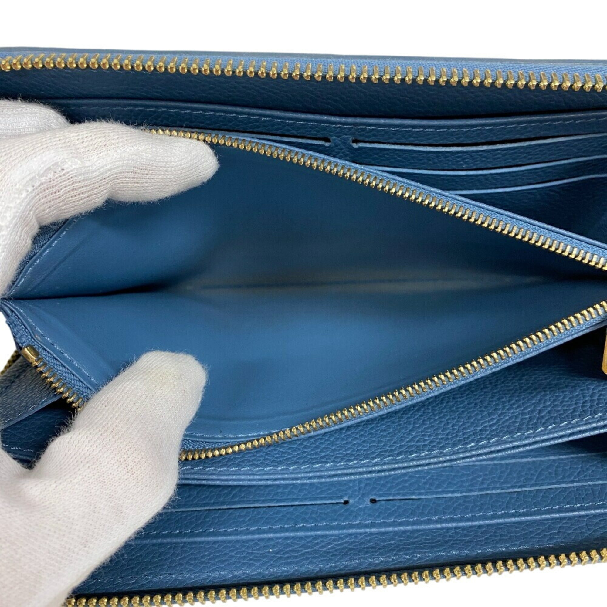 Louis Vuitton Ivory Leather Long Wallet
