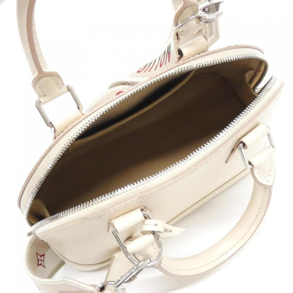 Louis Vuitton Silver Leather Handbag
