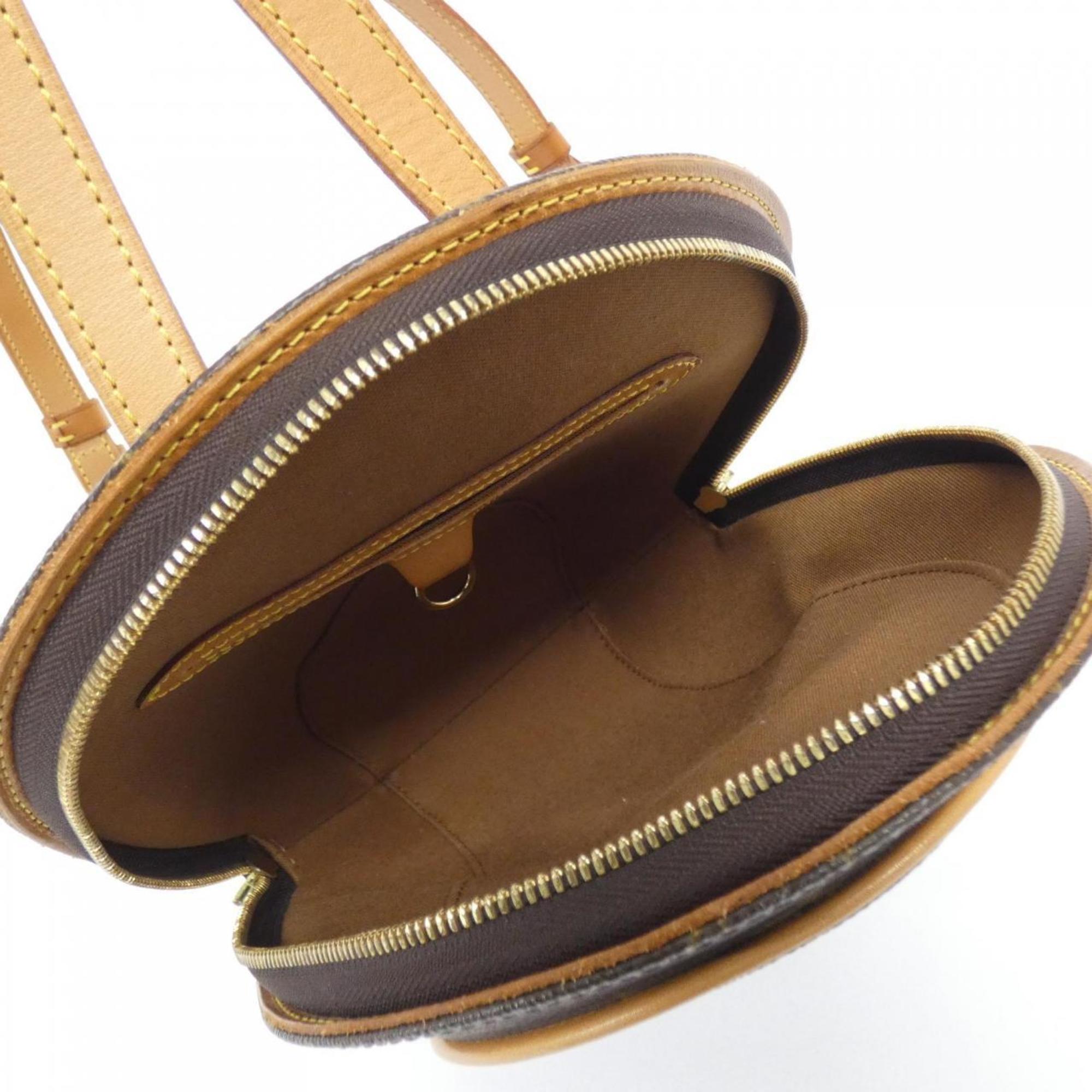 Louis Vuitton Marron Coated Canvas Backpack