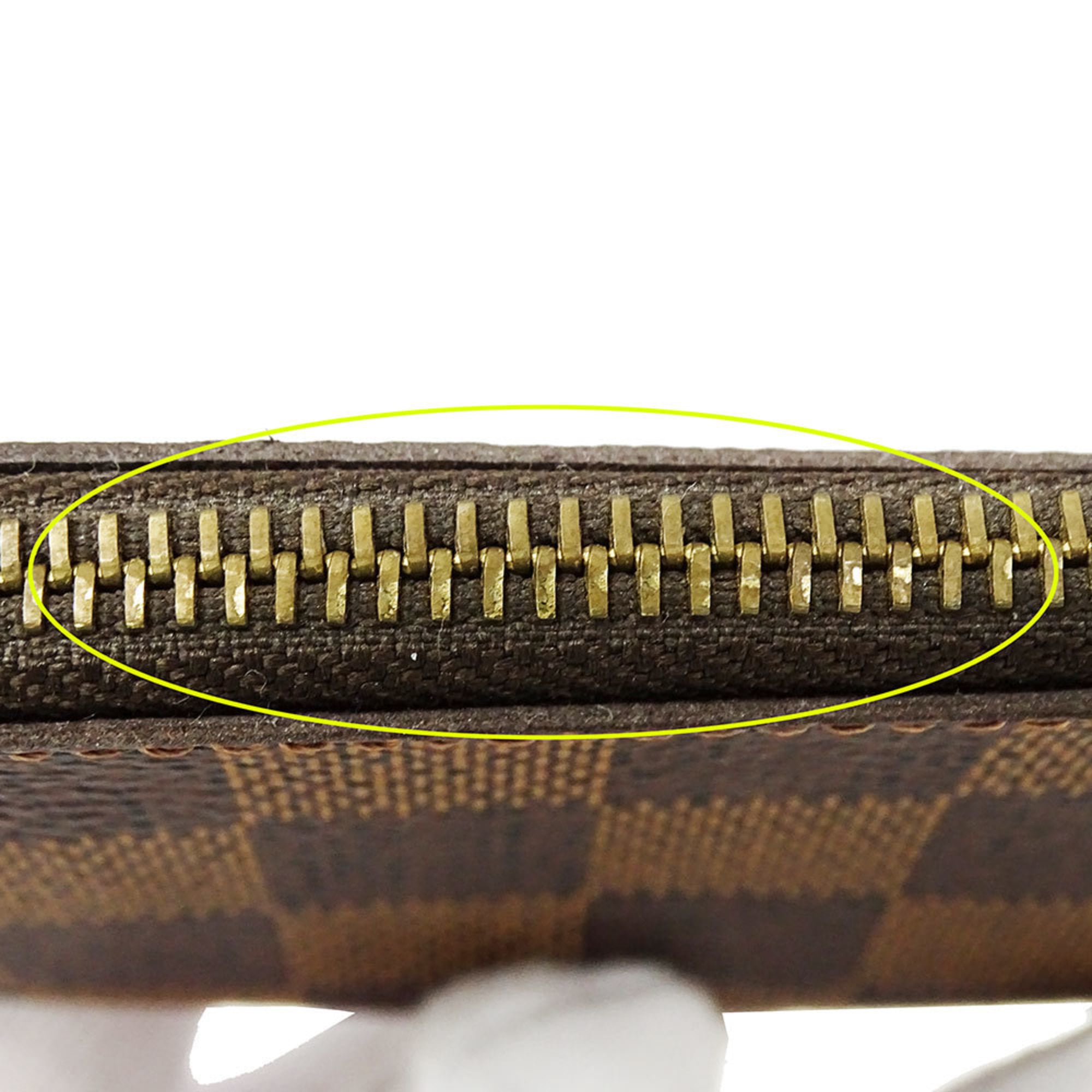 Louis Vuitton Brown Damier Canvas Coin Purse/Coin Case