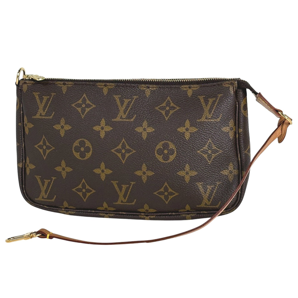 Louis Vuitton Brown Monogram Pochette Pouch