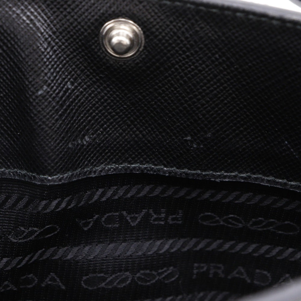 Prada Black Leather Shoulder Bag