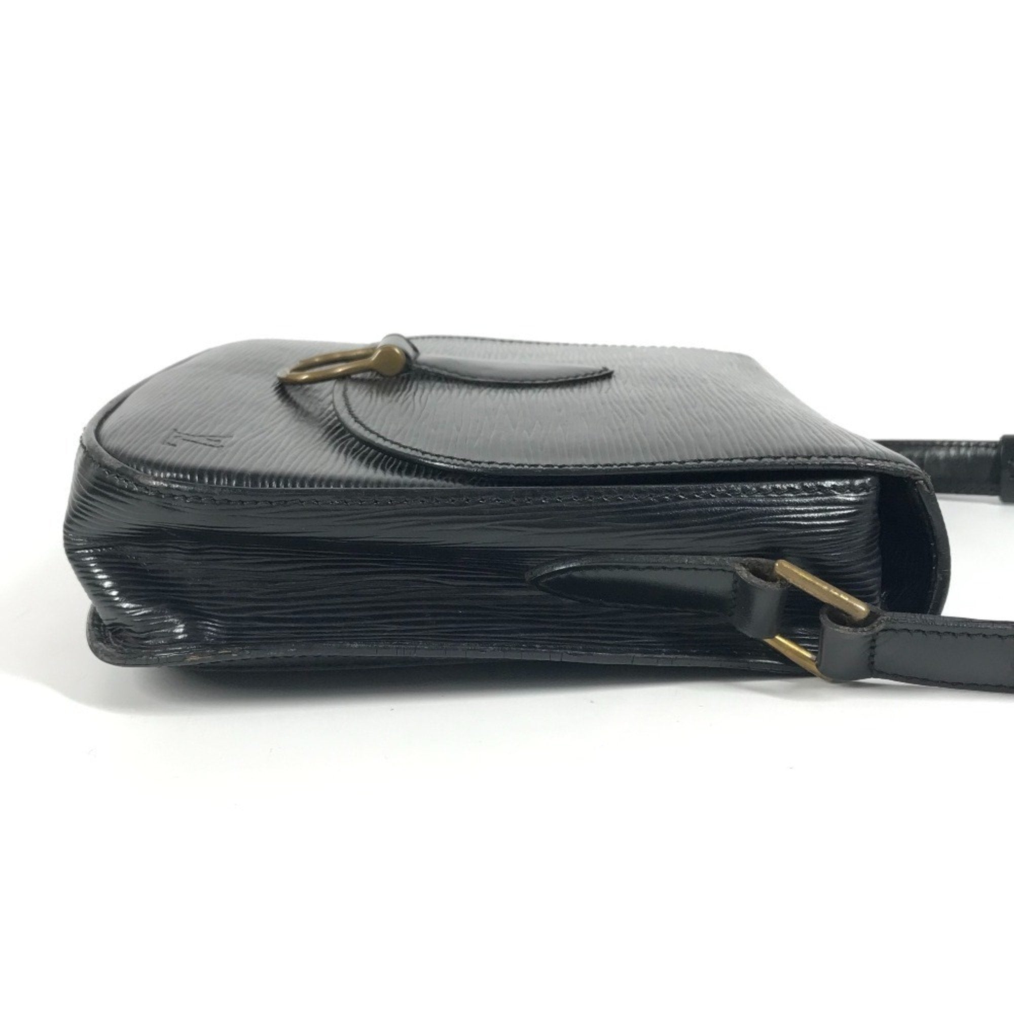 Louis Vuitton Black Noir Epi Leather Shoulder Bag