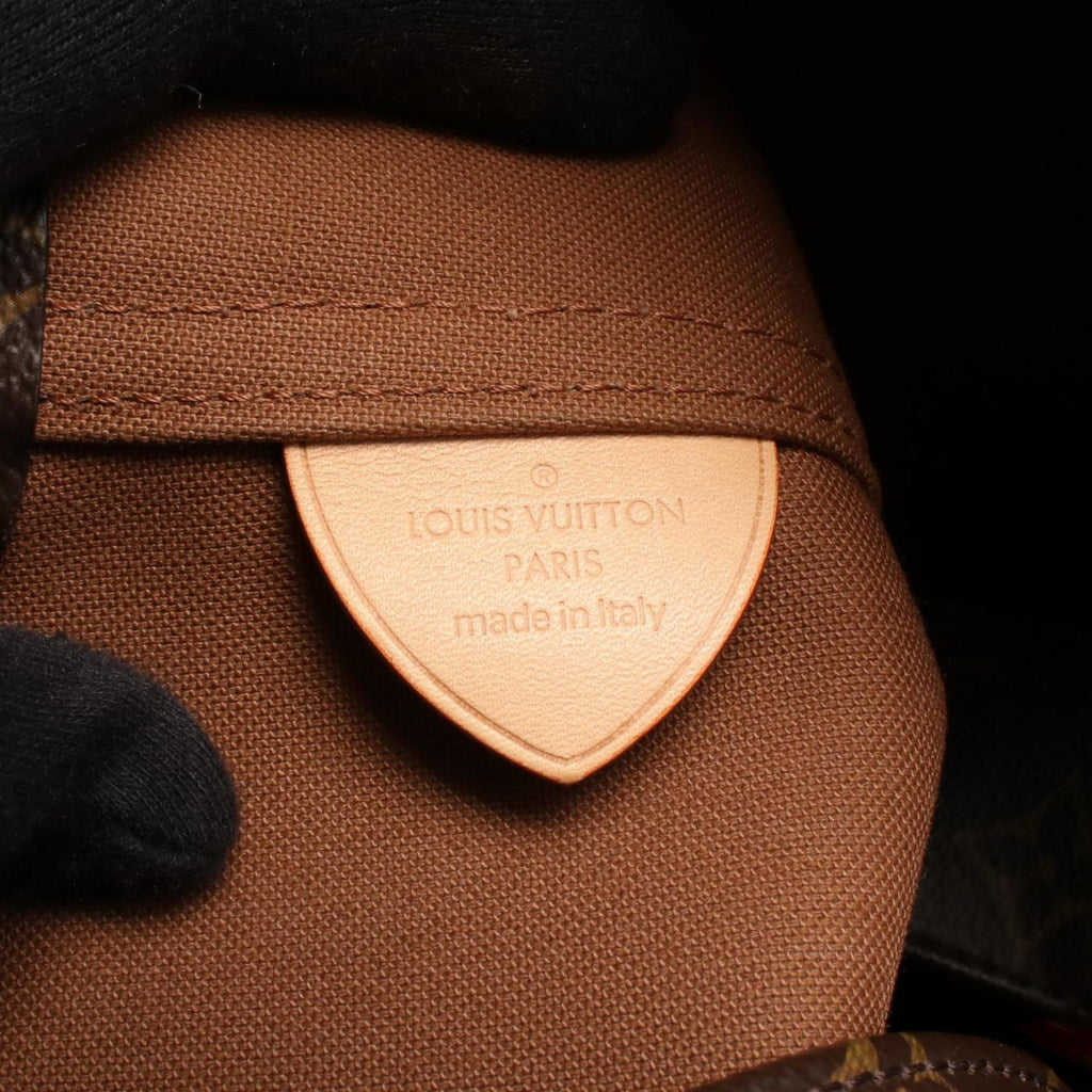 Louis Vuitton Brown Coated Canvas Monogram Pvc Leather Handbag