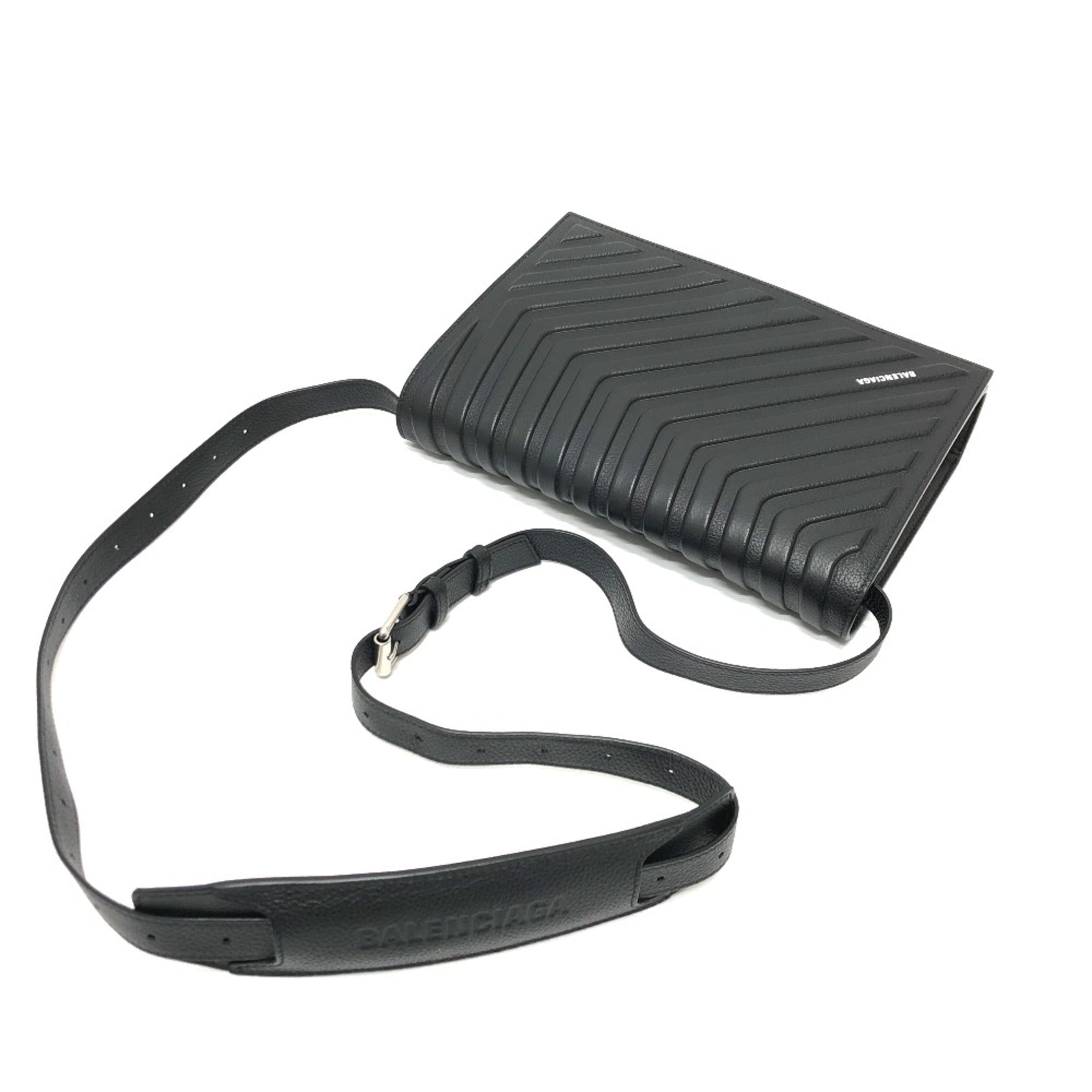 Balenciaga Black Leather Shoulder
