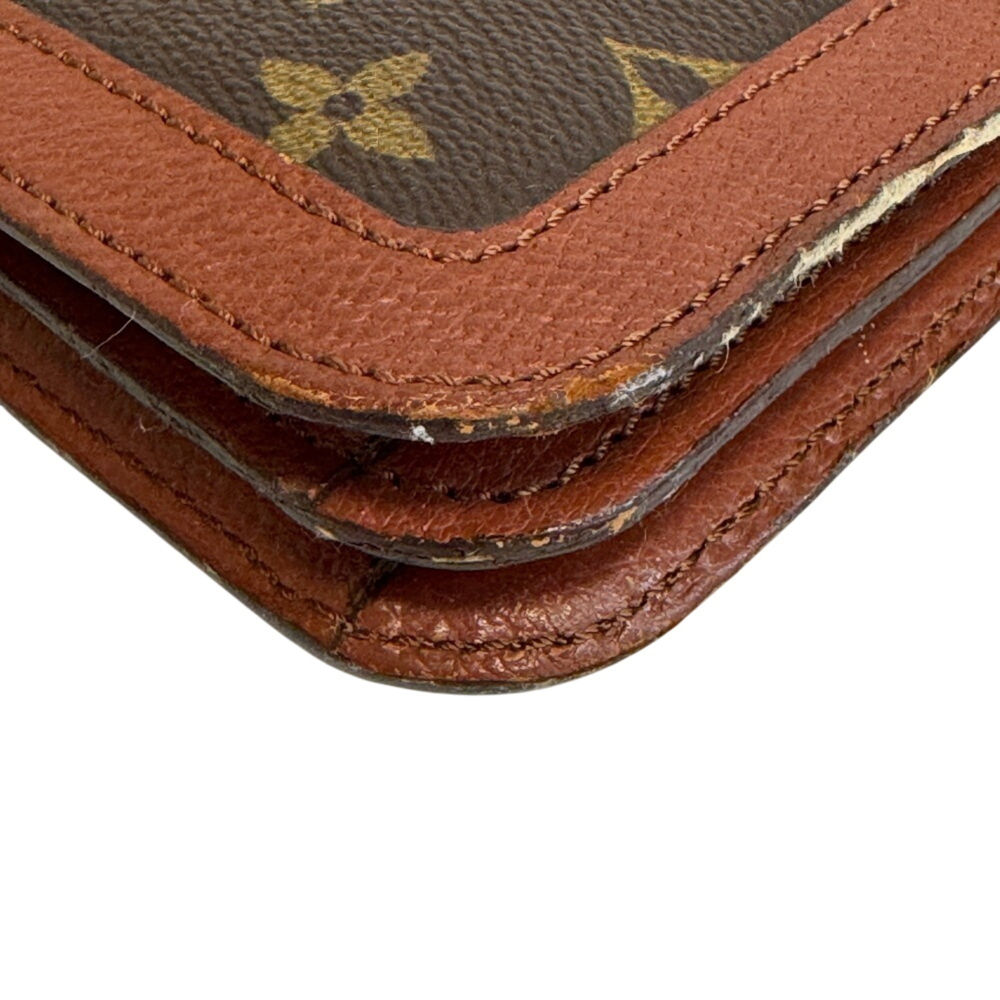 Louis Vuitton Brown Leather Shoulder Bag