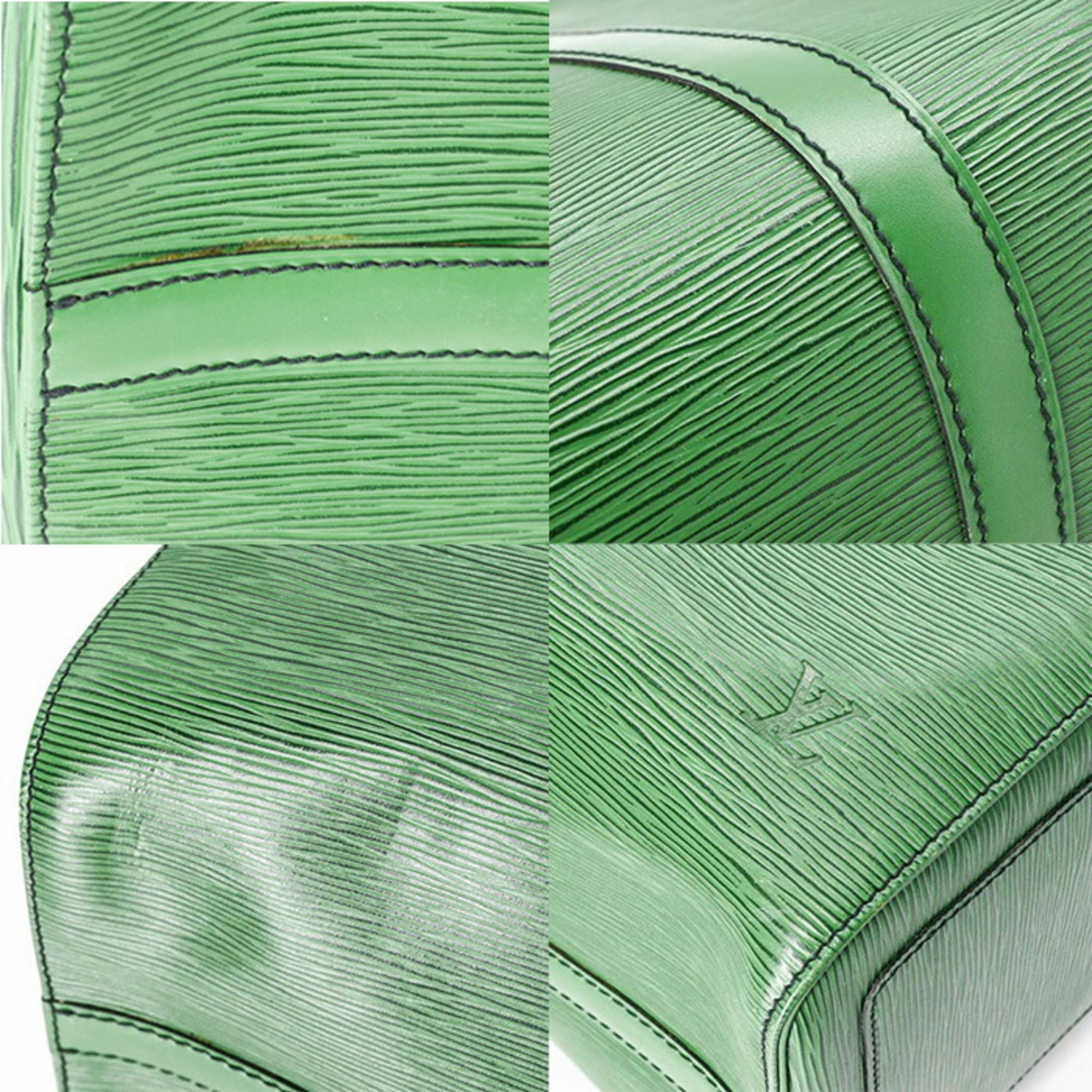 Louis Vuitton Borneo Green Epi Leather Boston Bag