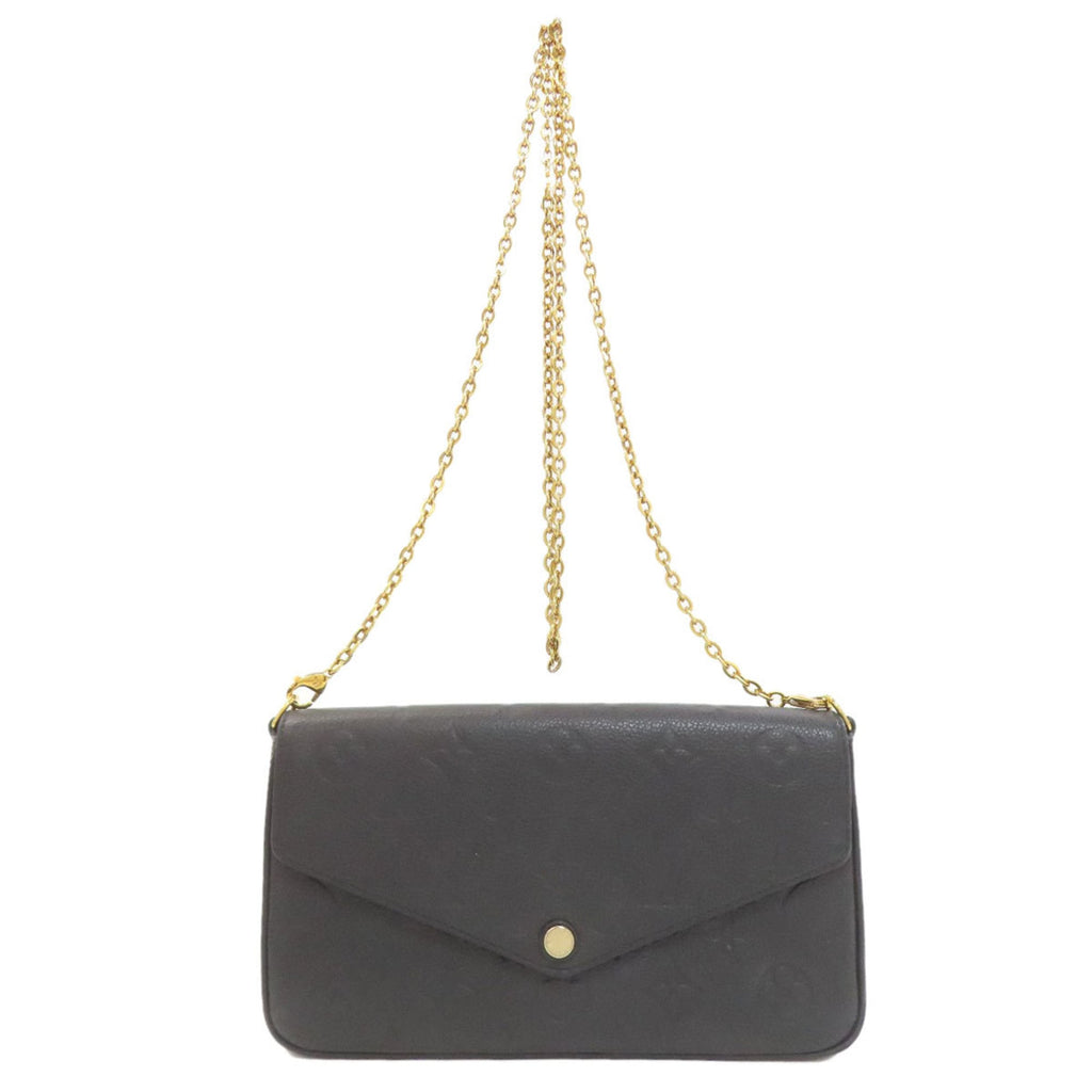 Louis Vuitton Black Chain/Shoulder Wallet