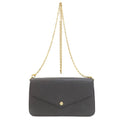 Louis Vuitton Black Chain/Shoulder Wallet