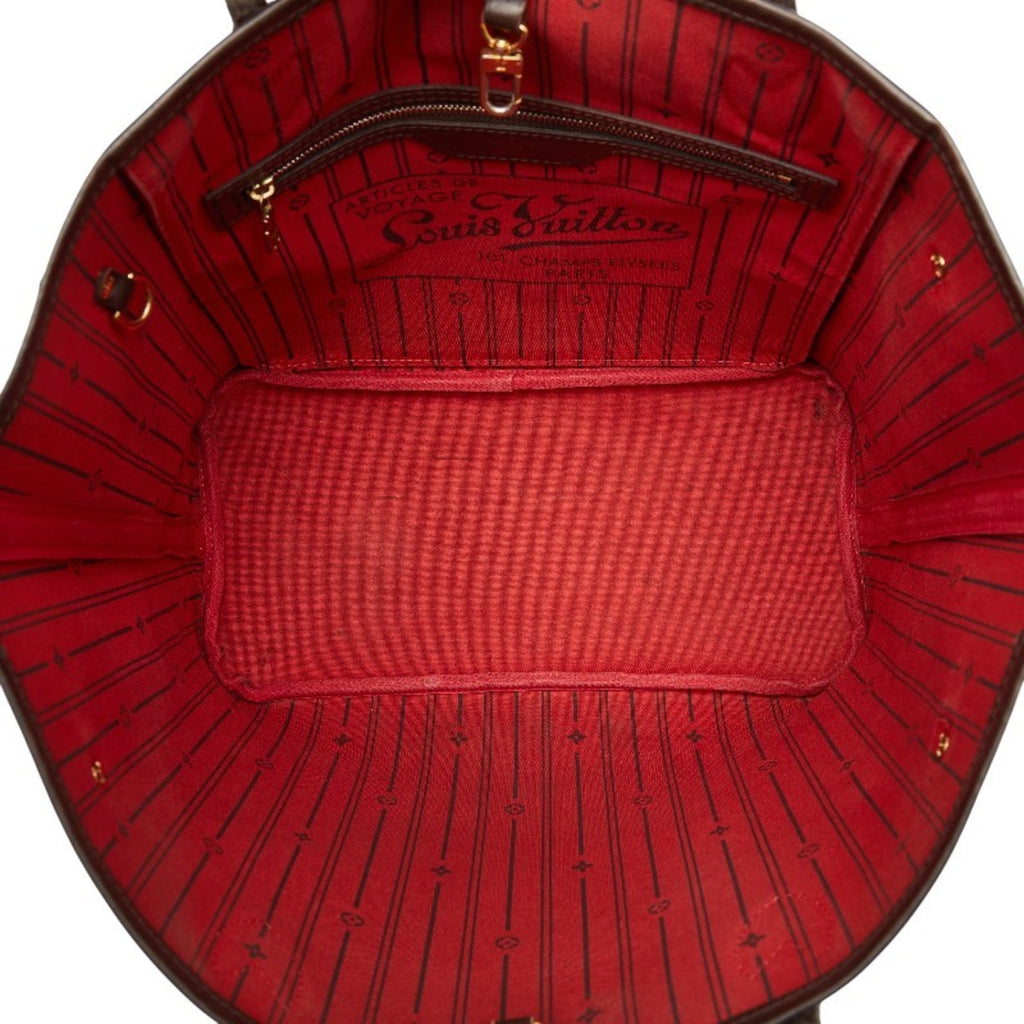 Louis Vuitton Brown Pvc Leather Tote Bag
