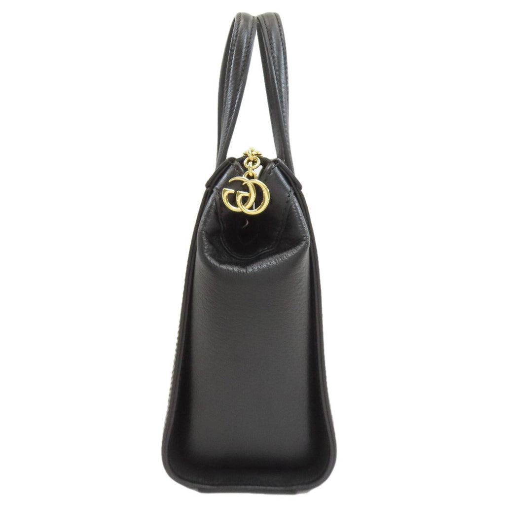 Gucci Black Leather Handbag (Pre-Owned)