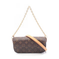 Louis Vuitton Brown Coated Canvas Handbag