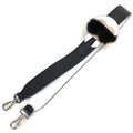 Fendi Black Leather Chain/Shoulder Wallet