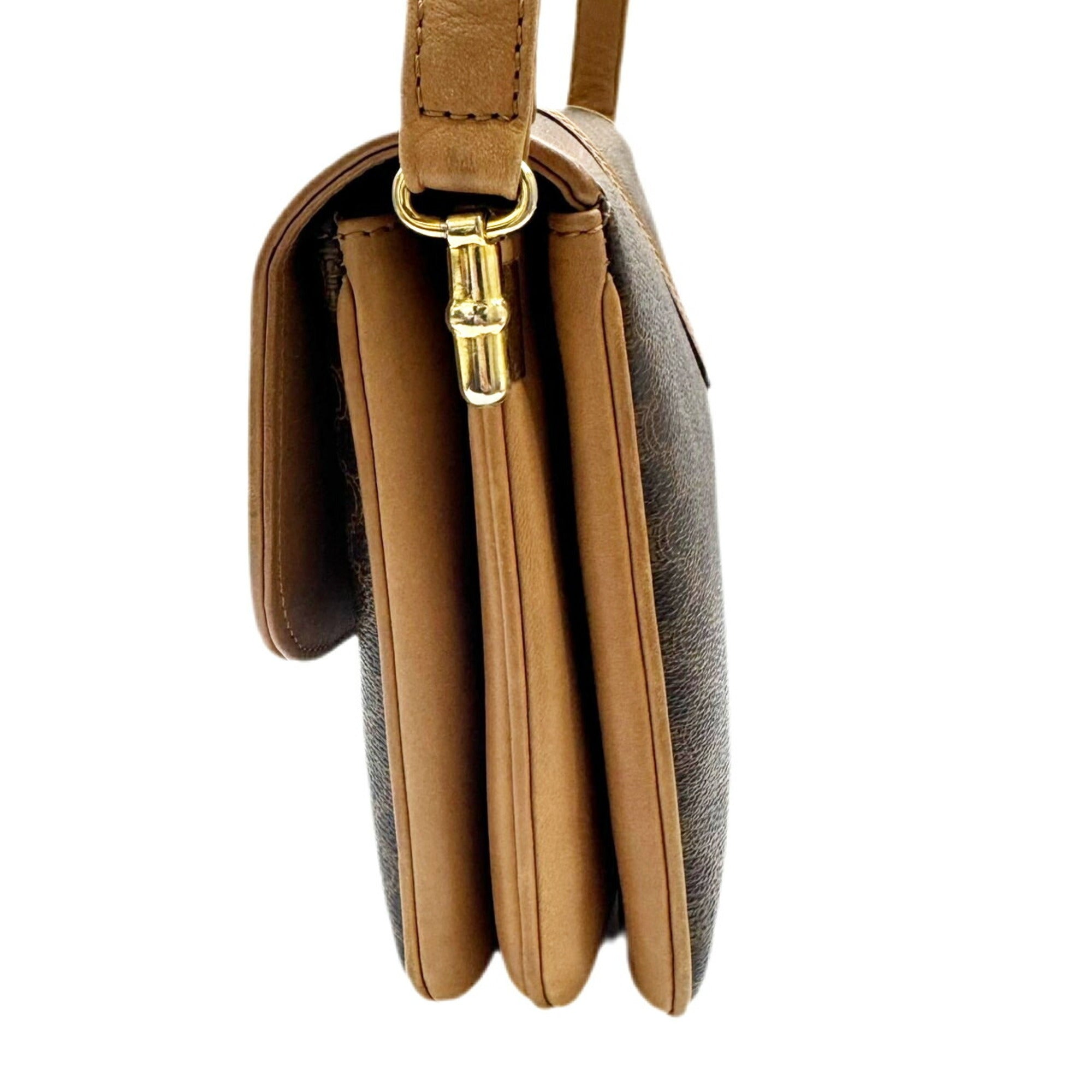 Celine Brown Pvc Shoulder Bag