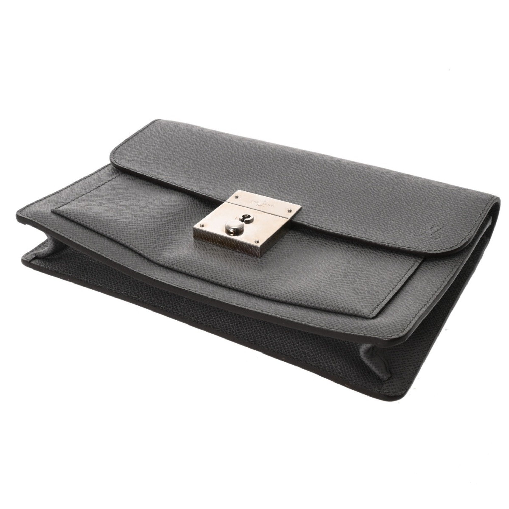 Louis Vuitton Glacier Cuir Ombre Leather Clutch Bag