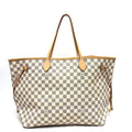 Louis Vuitton Azur White Damier Azur Shoulder Bag Tote Bag