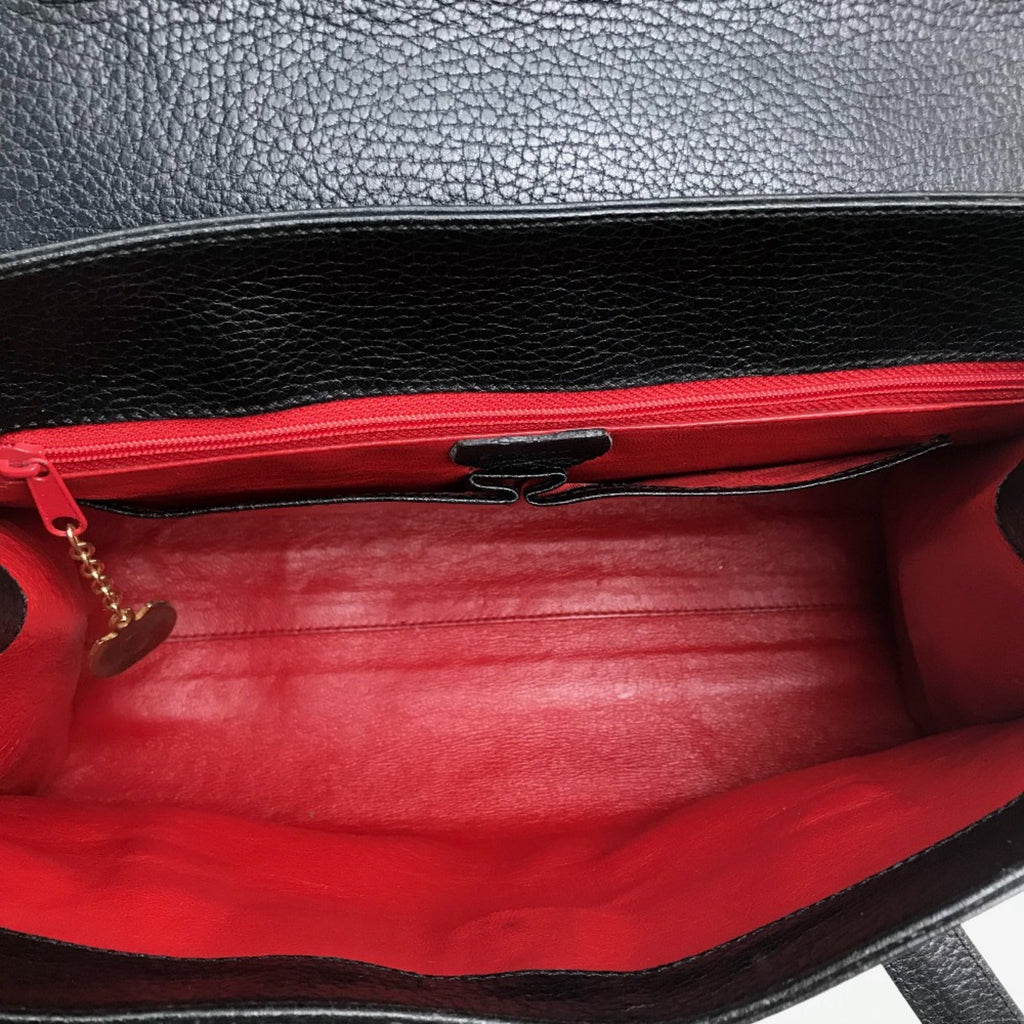 Celine Black Leather Handbag