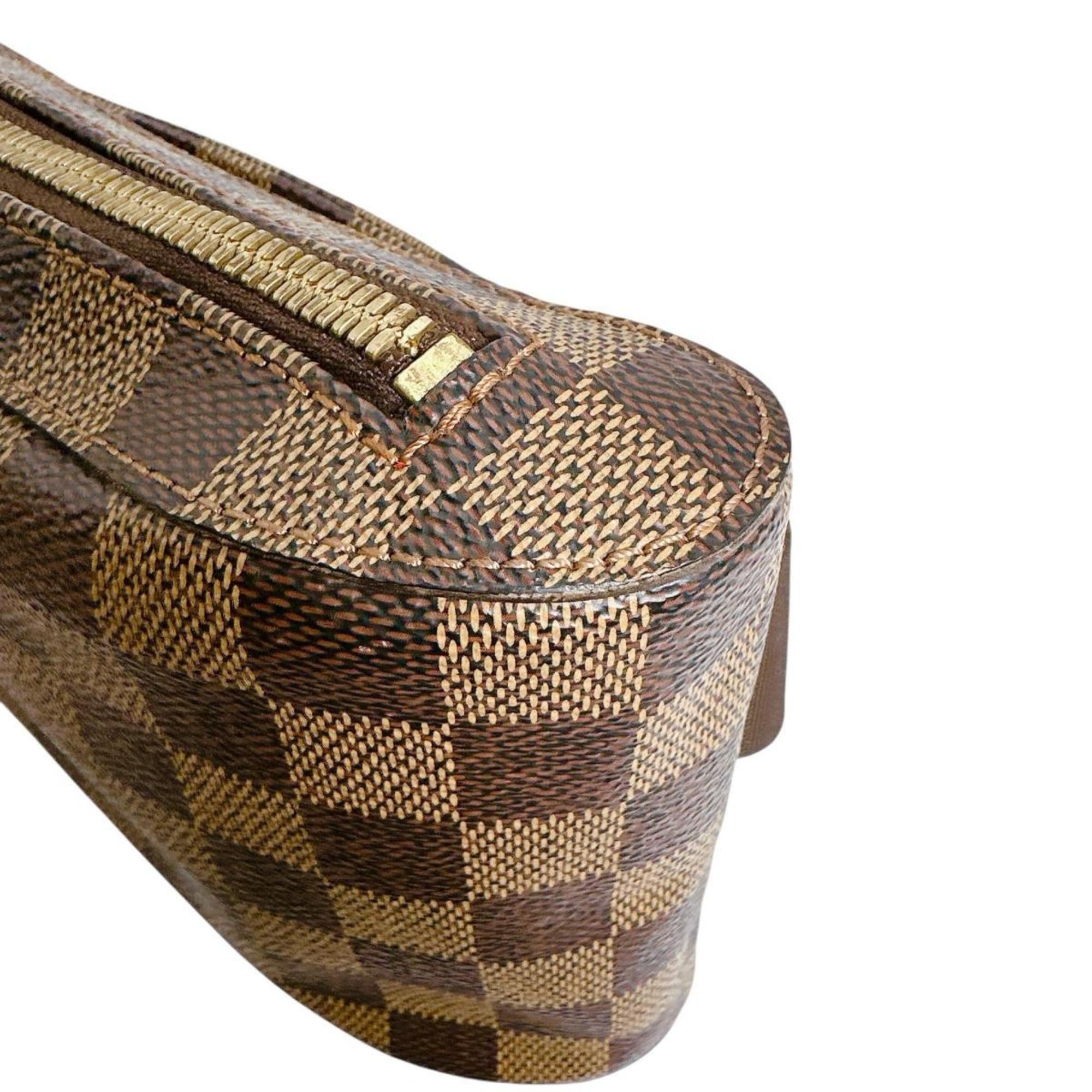 Louis Vuitton Damier Ebene Damier Canvas Fanny Pack Sling Bag