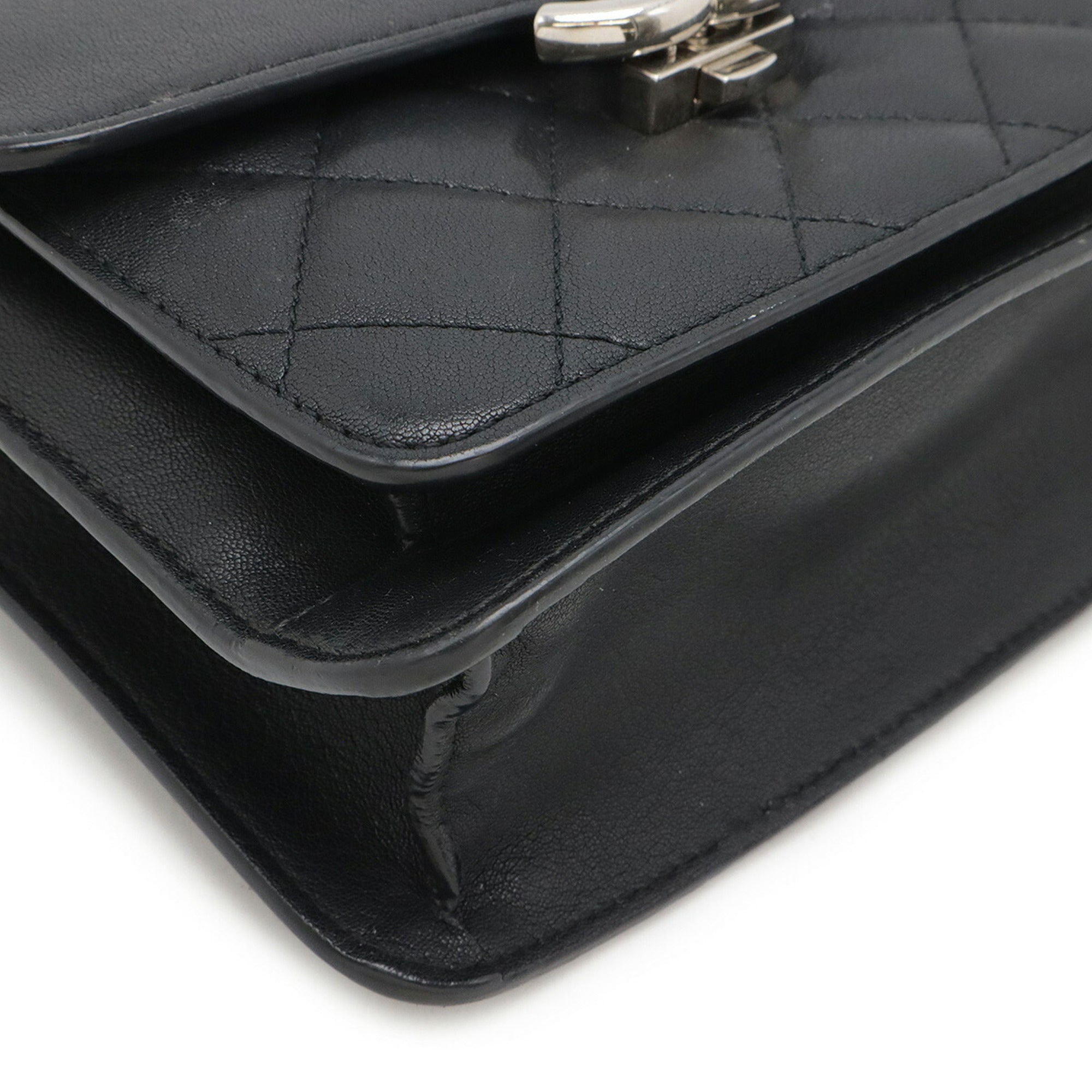 Chanel Black Leather Shoulder Bag