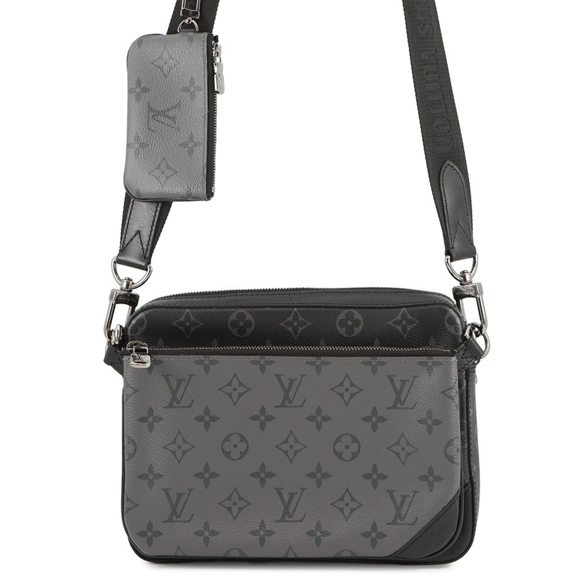 Louis Vuitton Black Monogram Eclipse Monogram Reverse Noir Monogram Eclipse Monogram Reverse Shoulder Bag