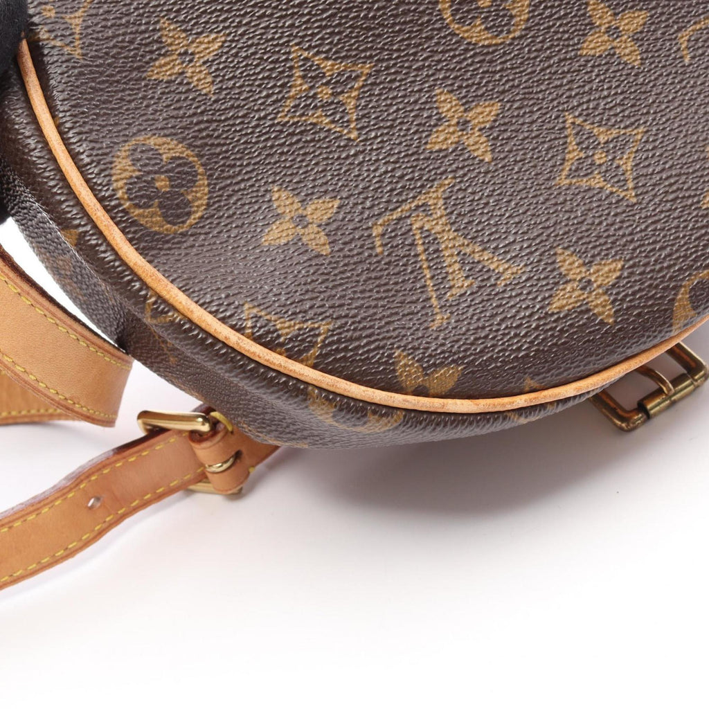 Louis Vuitton Brown Pvc Coated Canvas Leather Shoulder Bag
