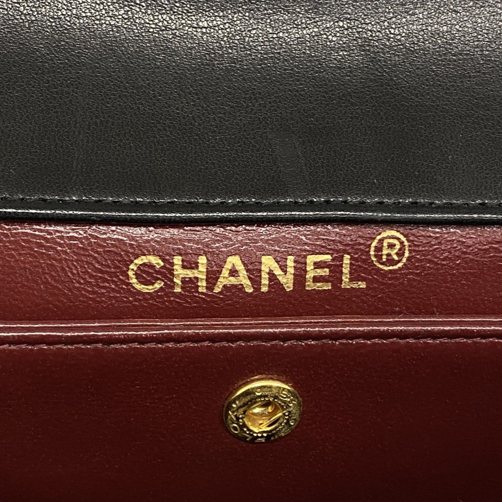 Chanel Black Leather Shoulder Bag