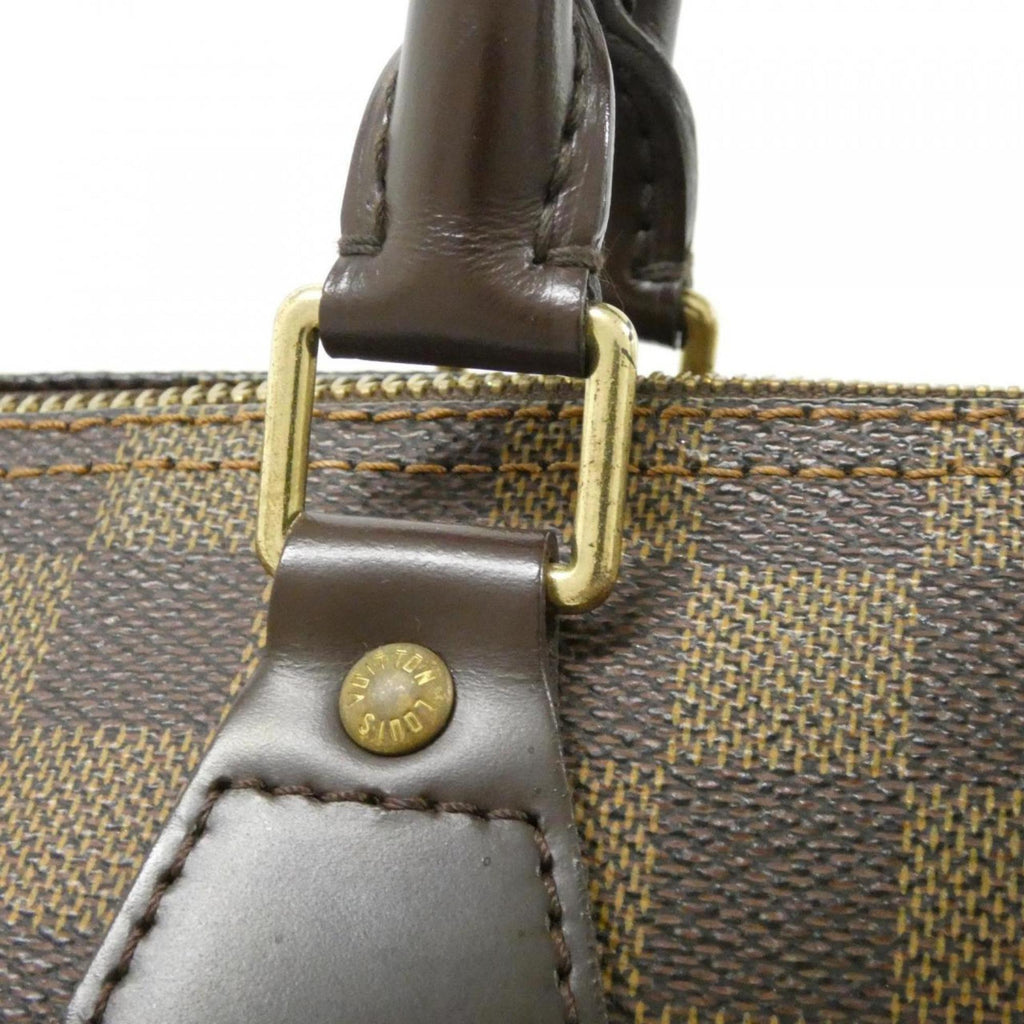 Louis Vuitton Brown Coated Canvas Boston Bag