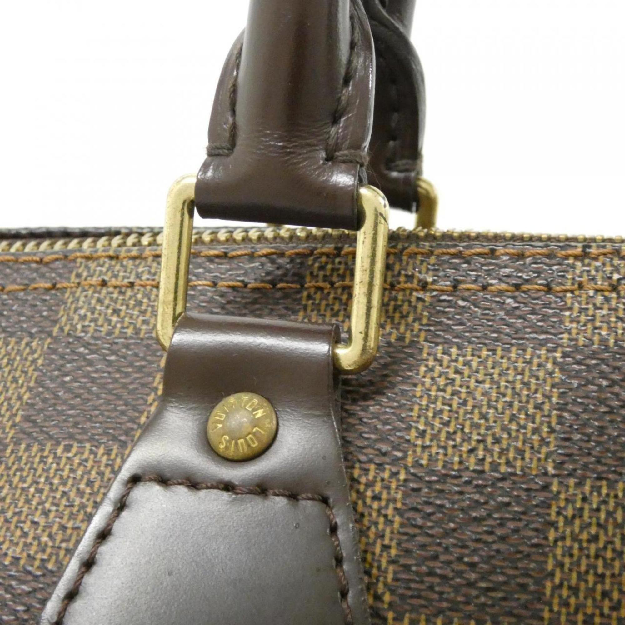 Louis Vuitton Brown Coated Canvas Boston Bag