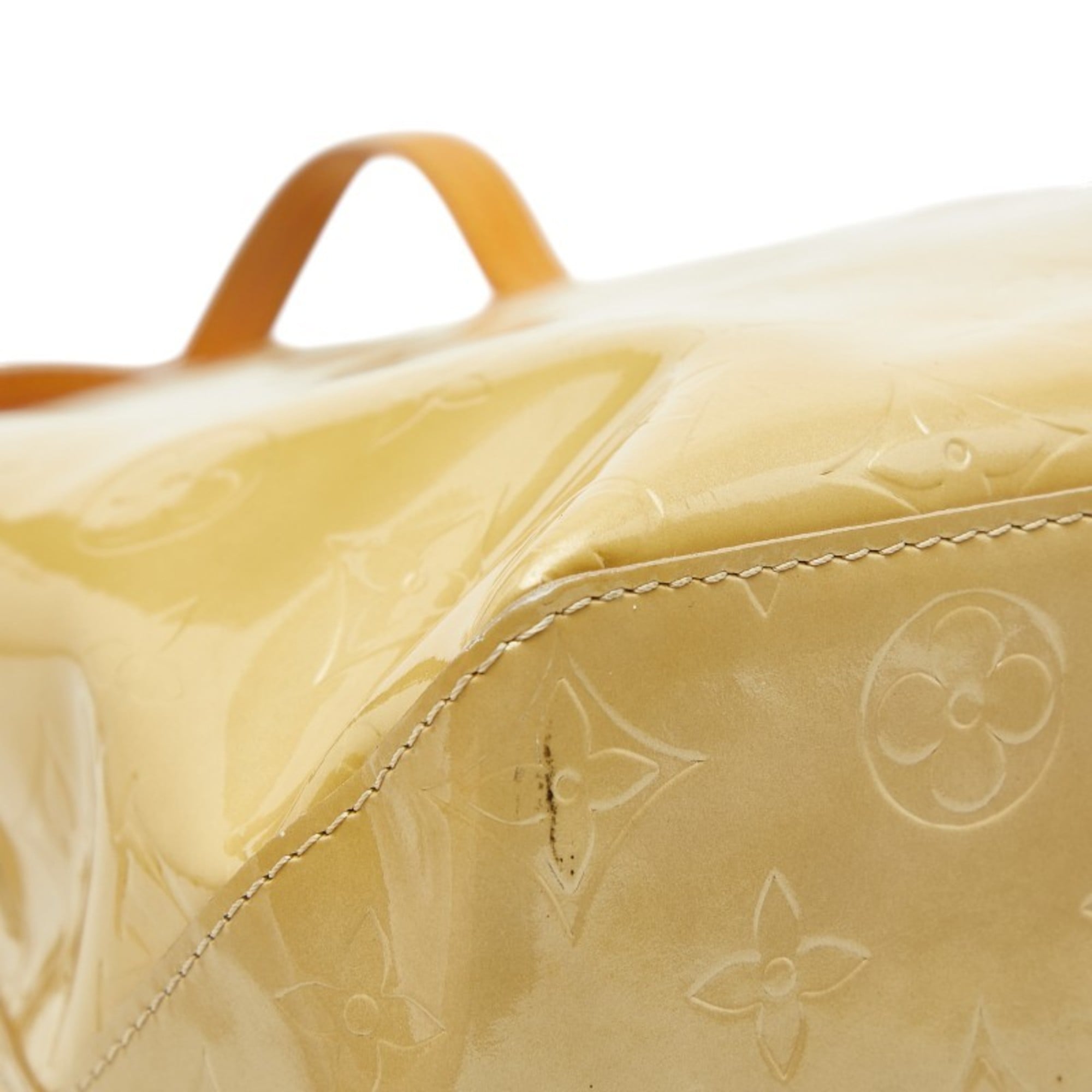 Louis Vuitton Beige Monogram Vernis Handbag Tote Bag