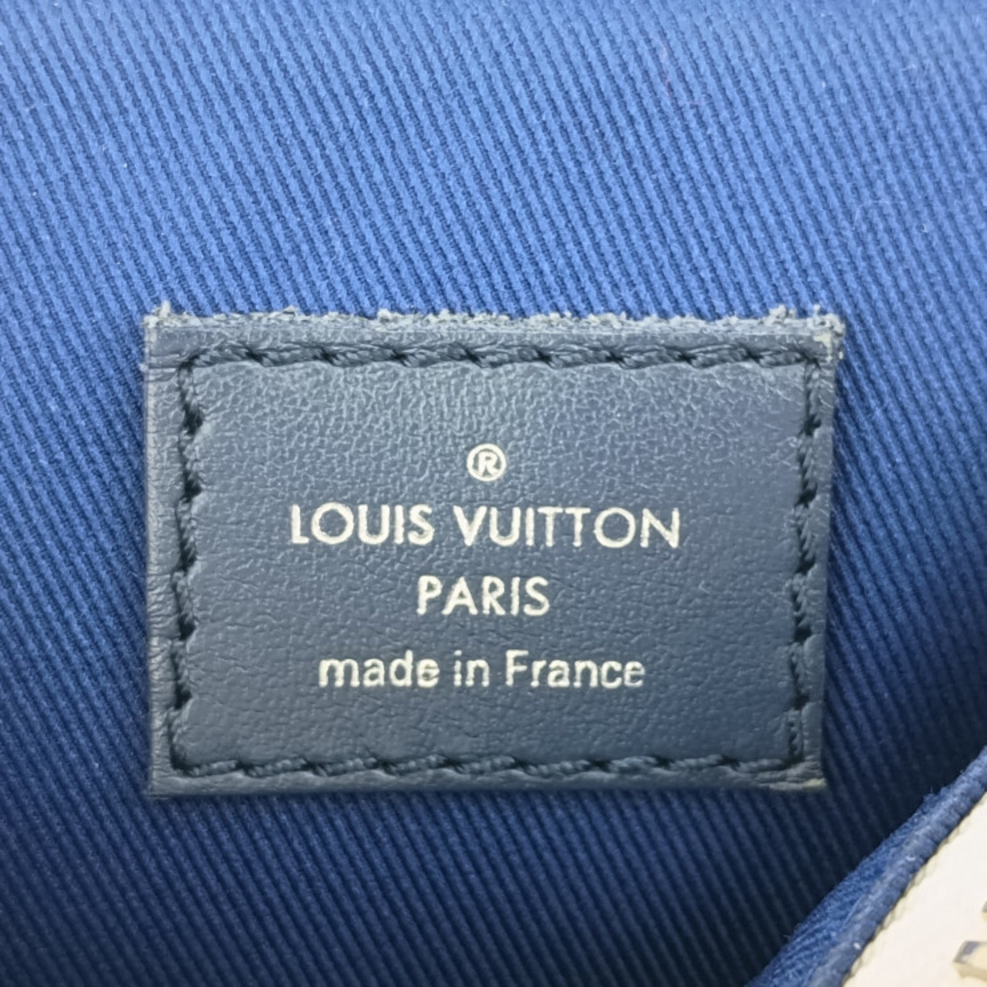 Louis Vuitton Blue Monogram White Monogram Handbag Shoulder Bag