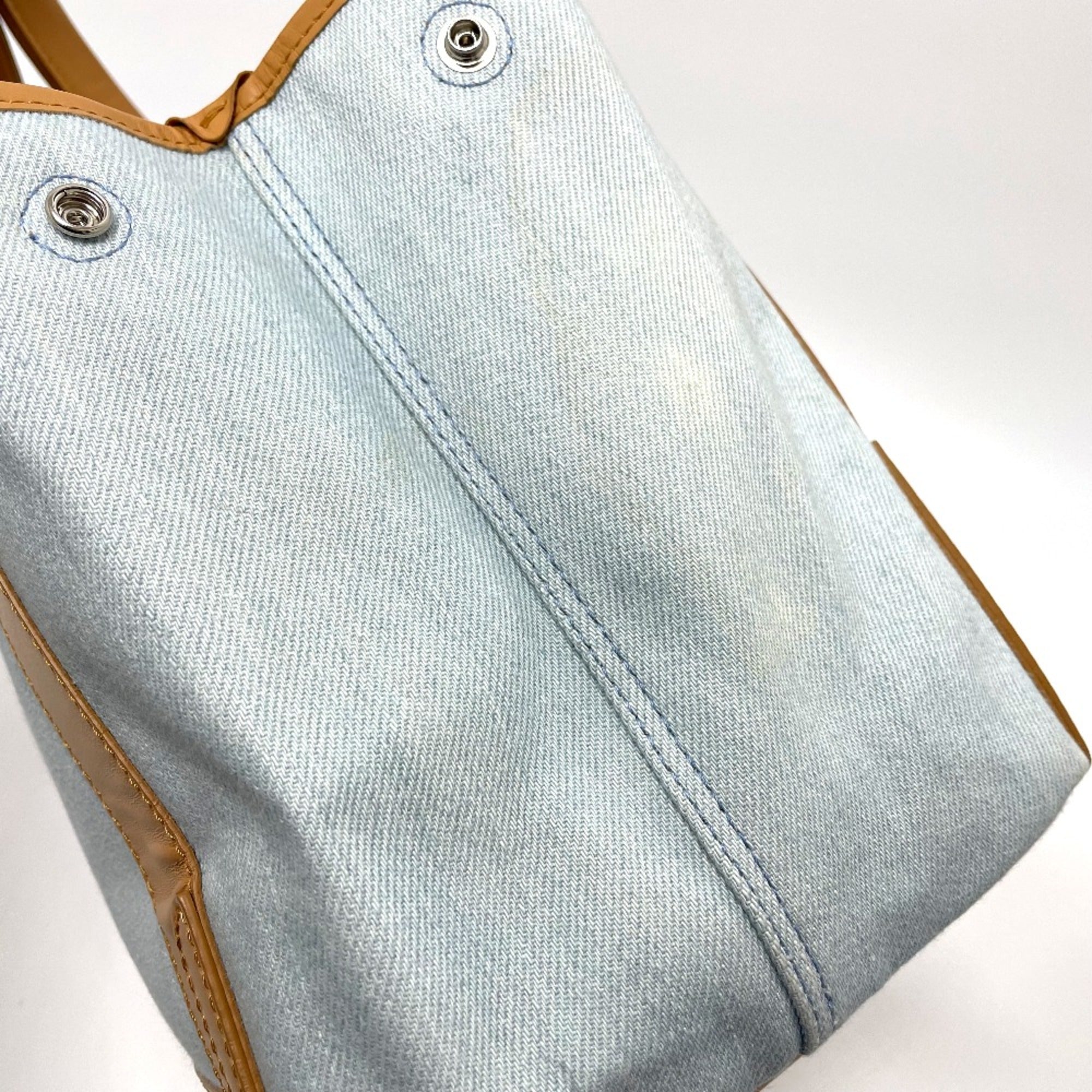 Balenciaga Blue Leather Tote