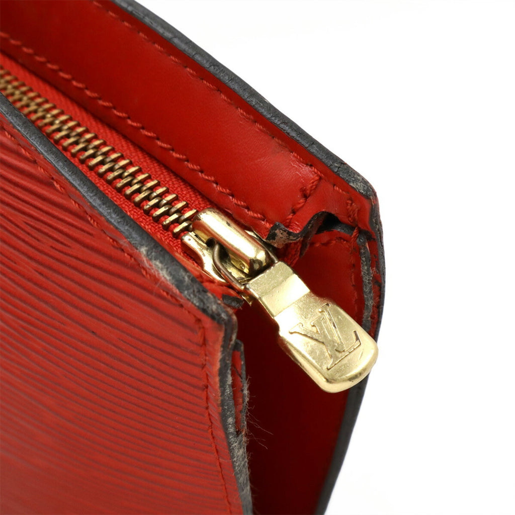 Louis Vuitton Castilian Red Epi Leather Shoulder Bag Tote Bag