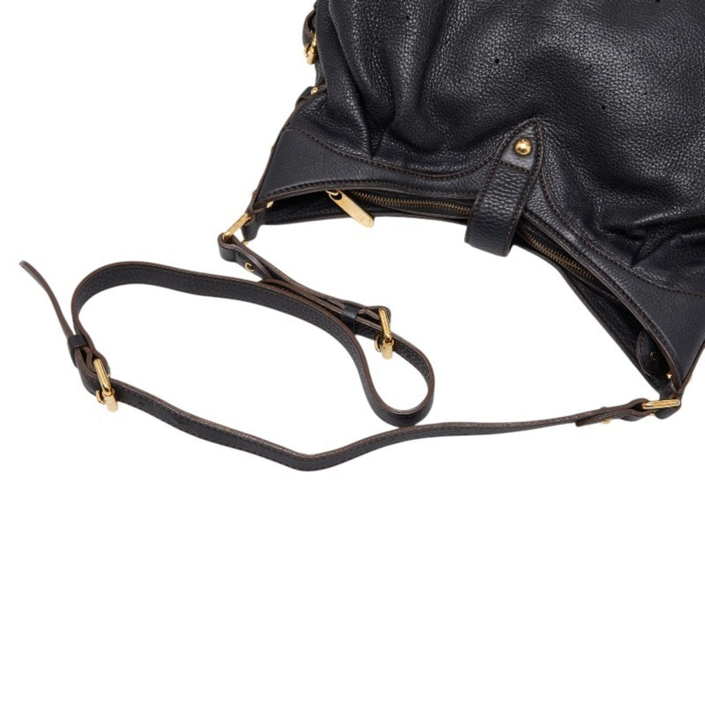 Louis Vuitton Black Noir Leather Shoulder Bag