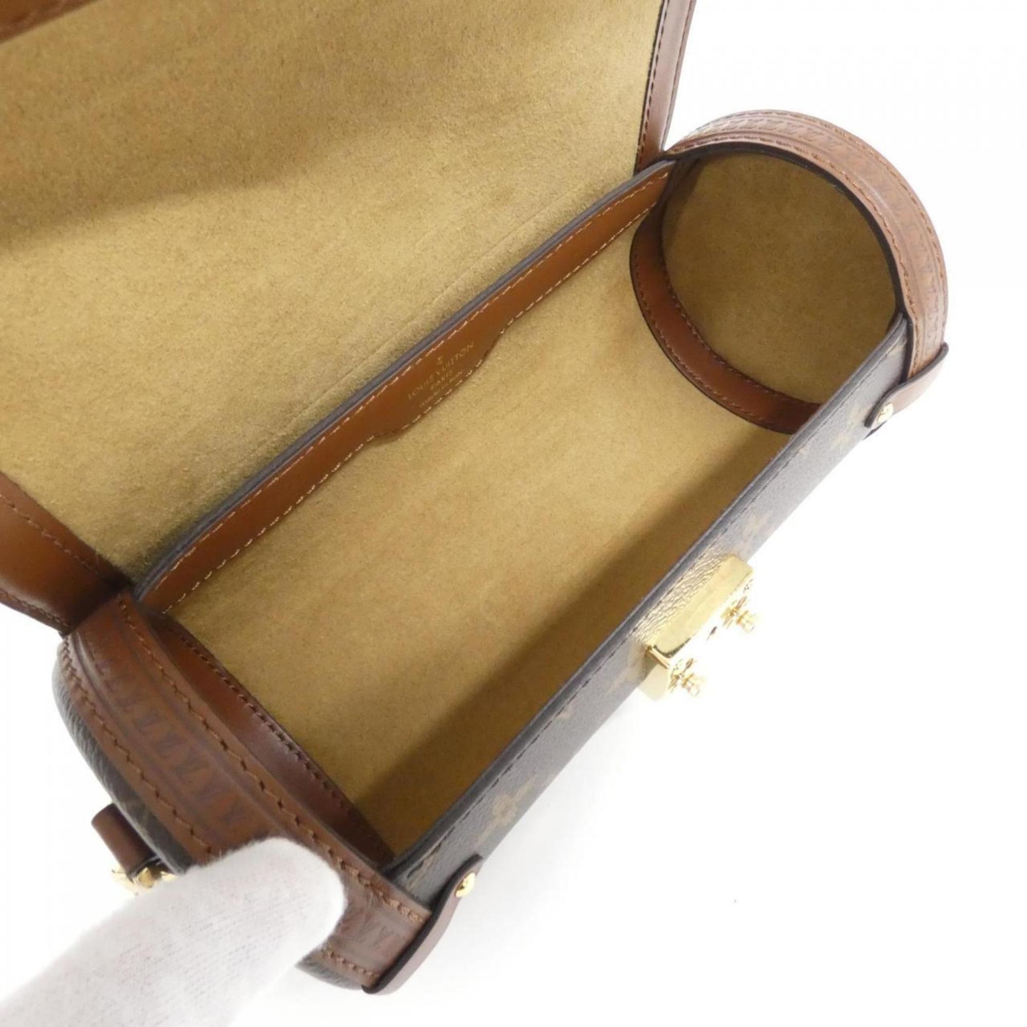 Louis Vuitton Marron Coated Canvas Shoulder Bag