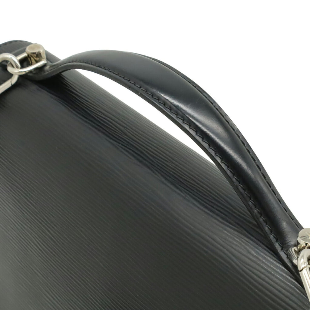 Louis Vuitton Black Noir Epi Leather Handbag Shoulder Bag