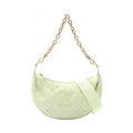 Louis Vuitton Green Leather Handbag