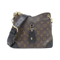 Louis Vuitton Black Marron Coated Canvas Shoulder Bag