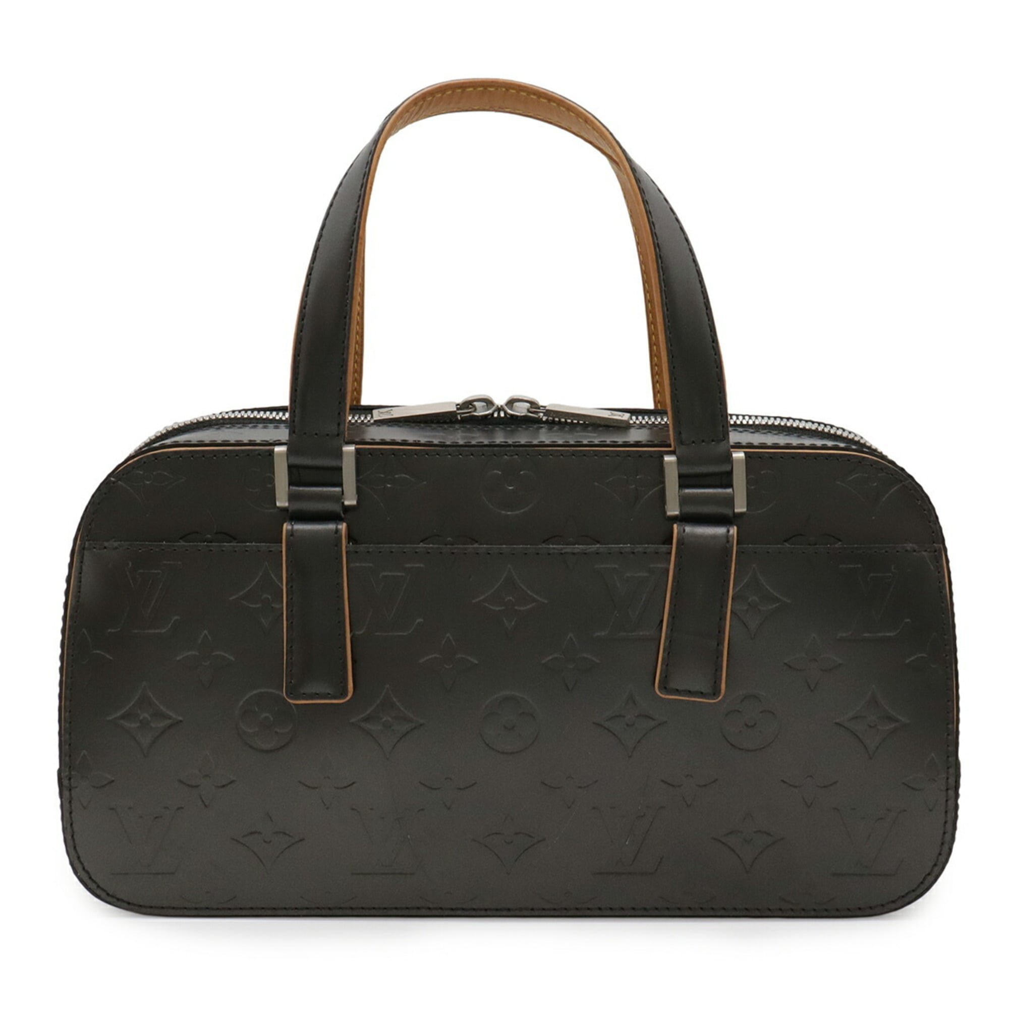 Louis Vuitton Black Monogram Mat Handbag