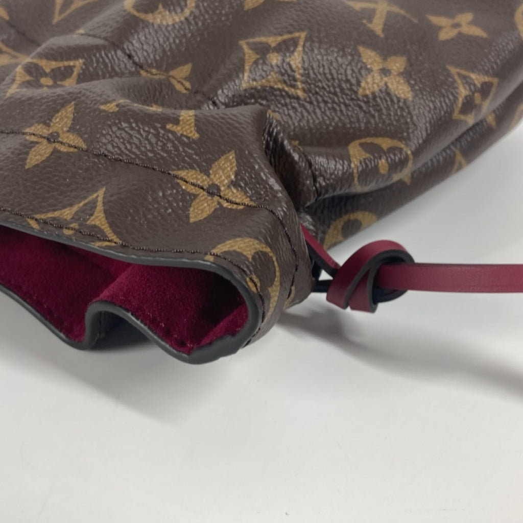 Louis Vuitton Brown Coated Canvas Pouch