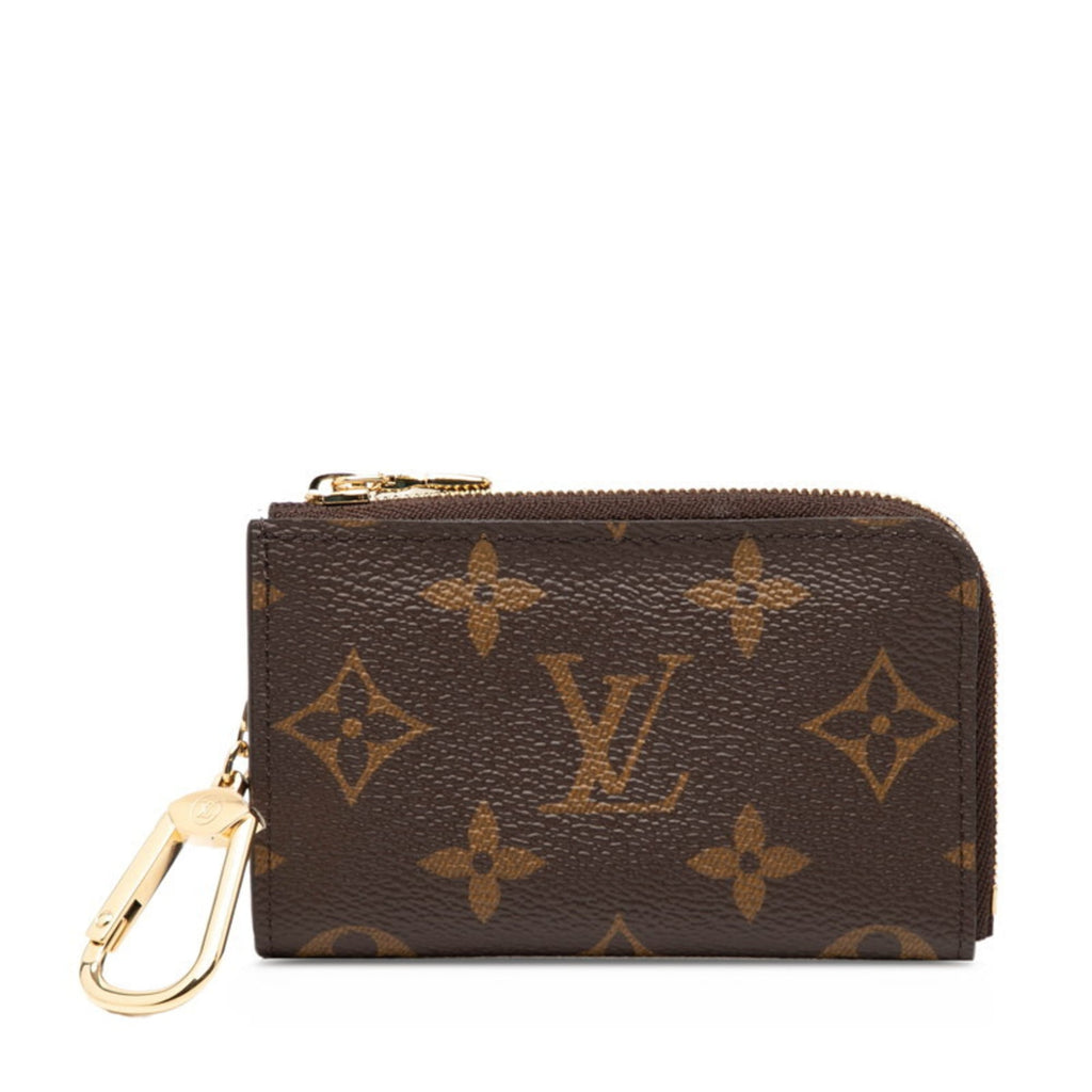 Louis Vuitton Brown Pvc Leather Coin Purse/Coin Case