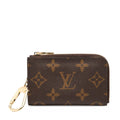 Louis Vuitton Brown Pvc Leather Coin Purse/Coin Case