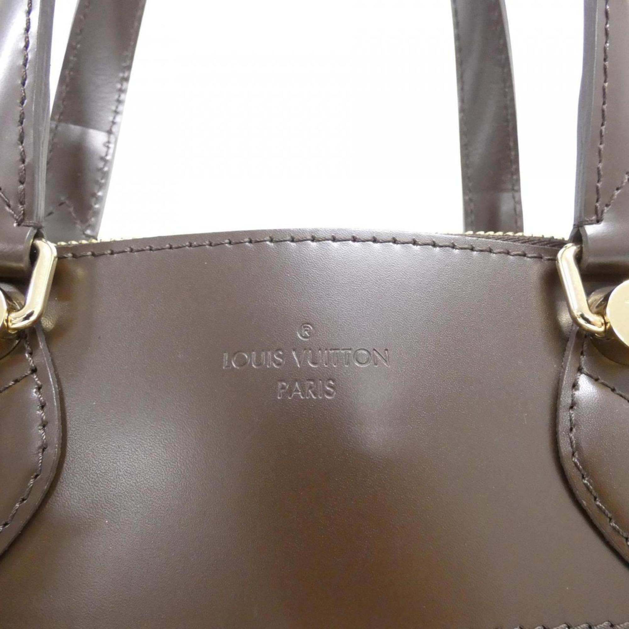 Louis Vuitton Ebene Coated Canvas Handbag