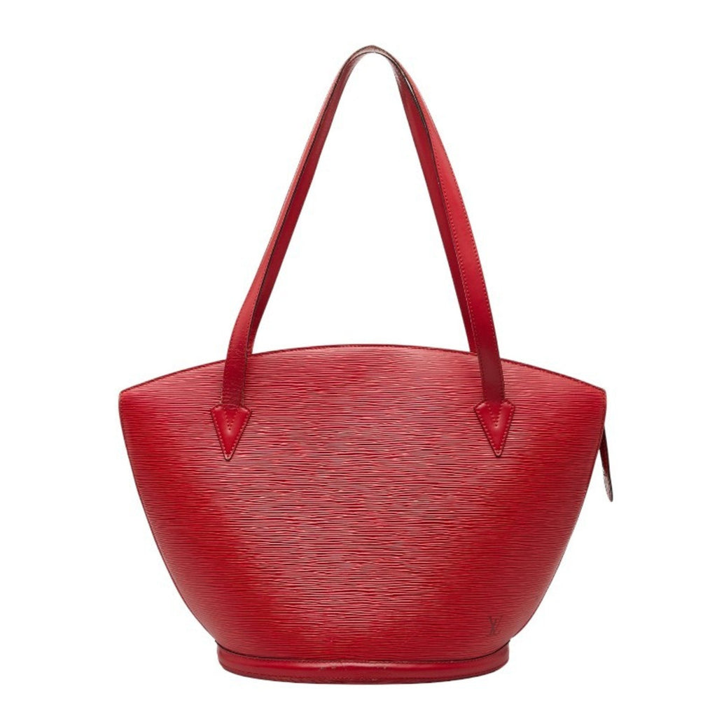 Louis Vuitton Castilian Red Leather Shoulder Bag Tote Bag