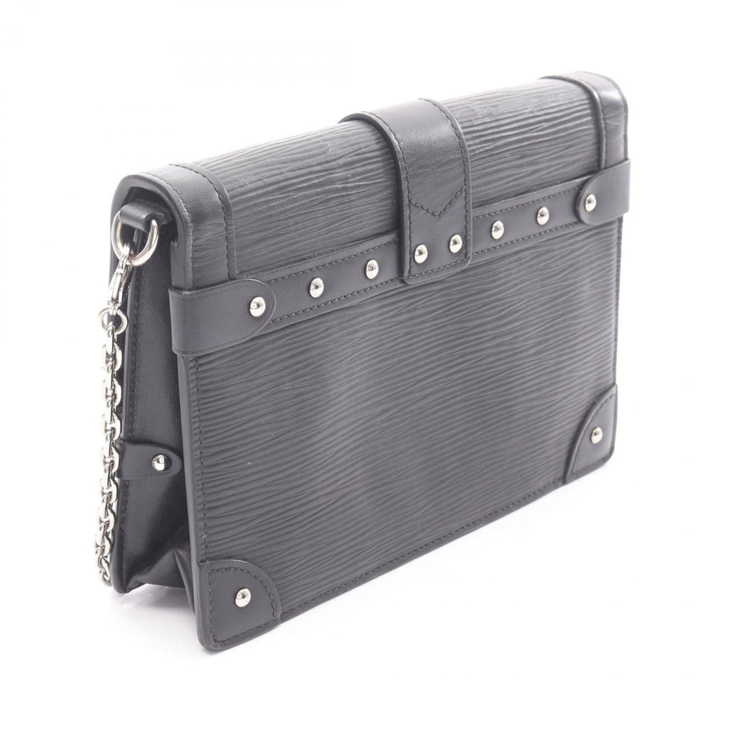 Louis Vuitton Black Noir Epi Leather Shoulder Bag