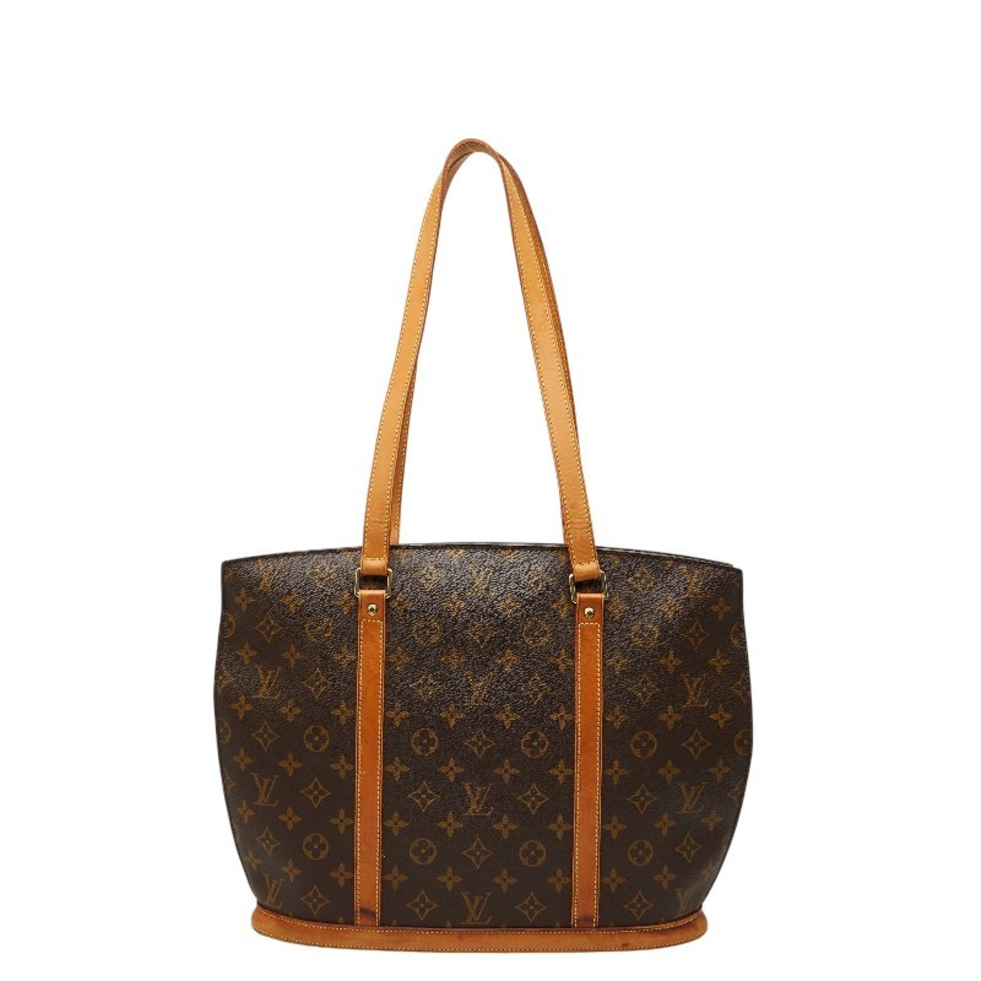 Louis Vuitton Brown Pvc Leather Tote Bag