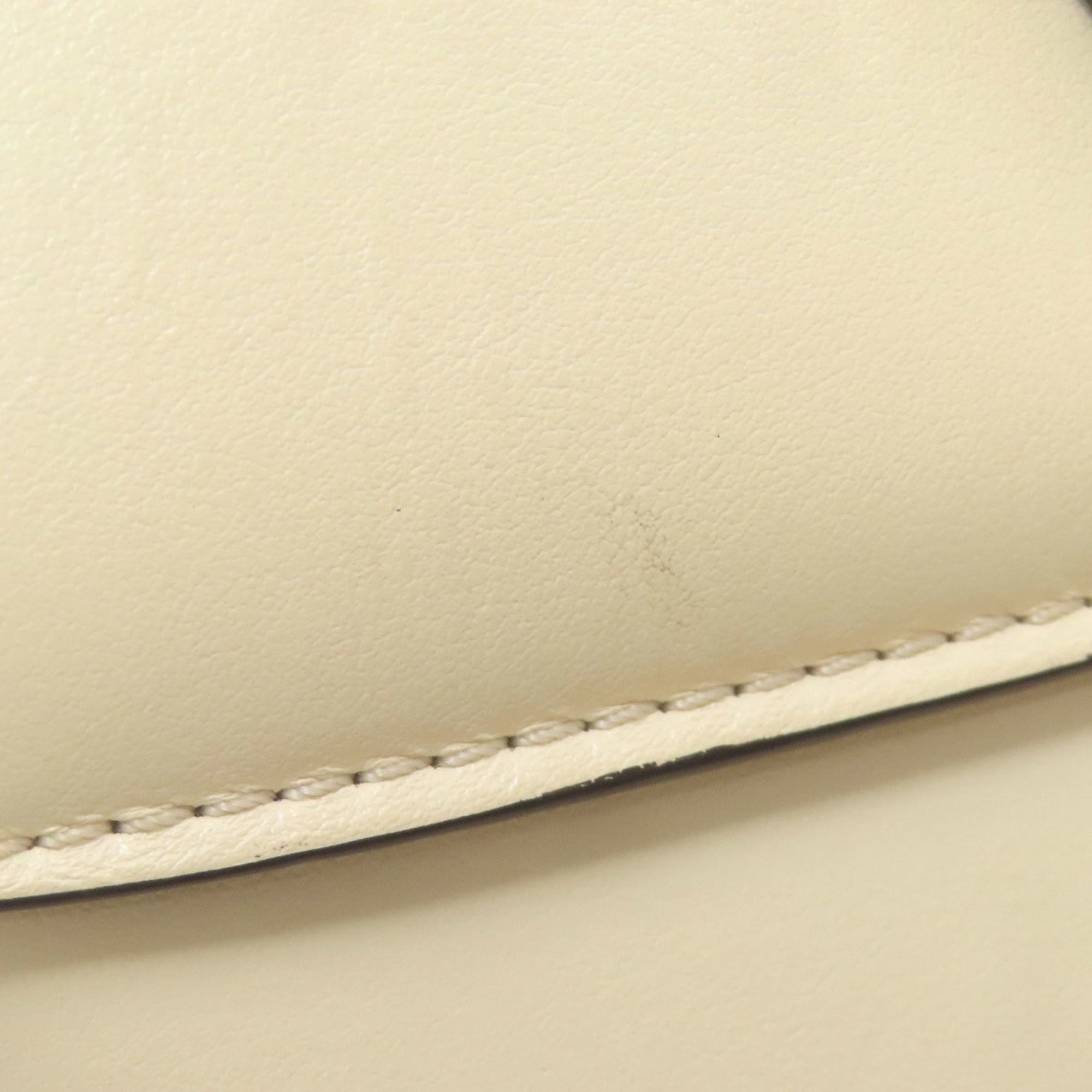 Louis Vuitton Cream Leather Shoulder Bag