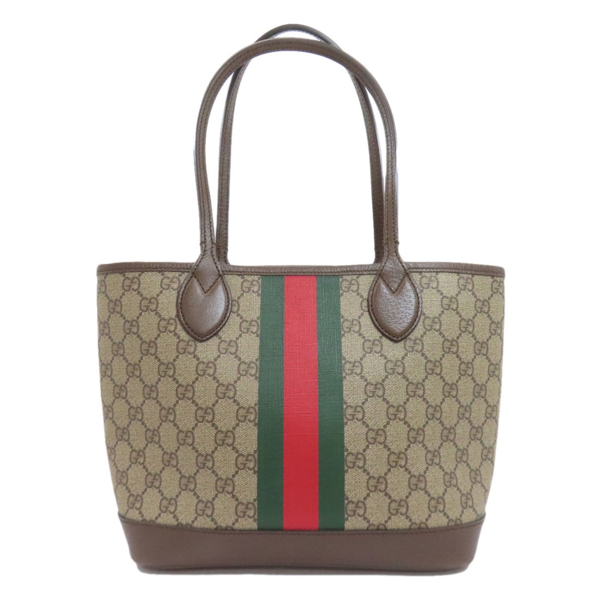 Gucci Brown Pvc Handbag (Pre-Owned)