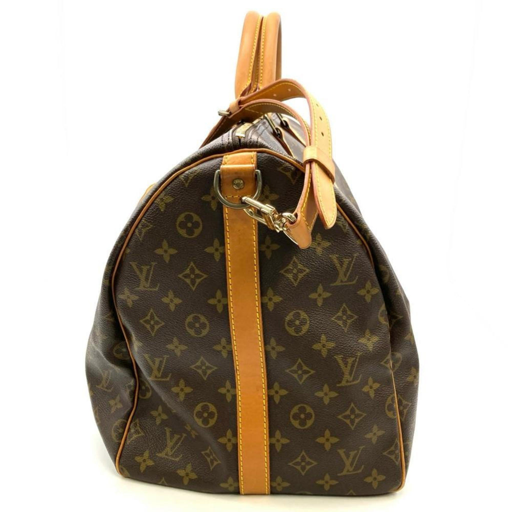Louis Vuitton Monogram Brown Monogram Leather Boston Bag