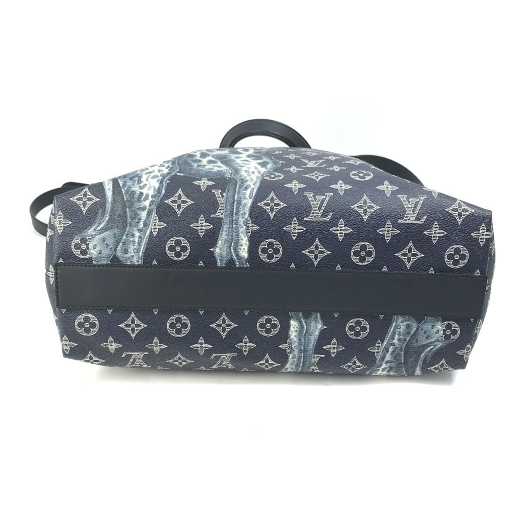 Louis Vuitton Monogram Savane Navy Shoulder Bag Tote Bag